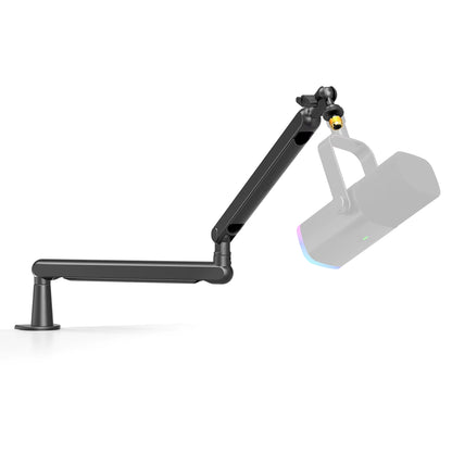 Adjustable Low-Profile Arm Microphone Stand with Cable Managment/Desk Mount, Suspension Boom for K688 Ampligame AM8-BM88