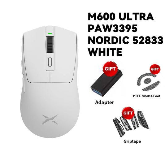 M600 Series Wireless Gaming Mouse 52G Lightweight 2.4G Dual Mode Connection 26000DPI Macro Rechargeable Mice for PC Gamer