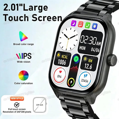 Smartwatch Men Dial to Answer Calls Calorie Tracking Heart Rate Blood Oxygen Monitoring Bluetooth Smart Watches Women Pk HW12