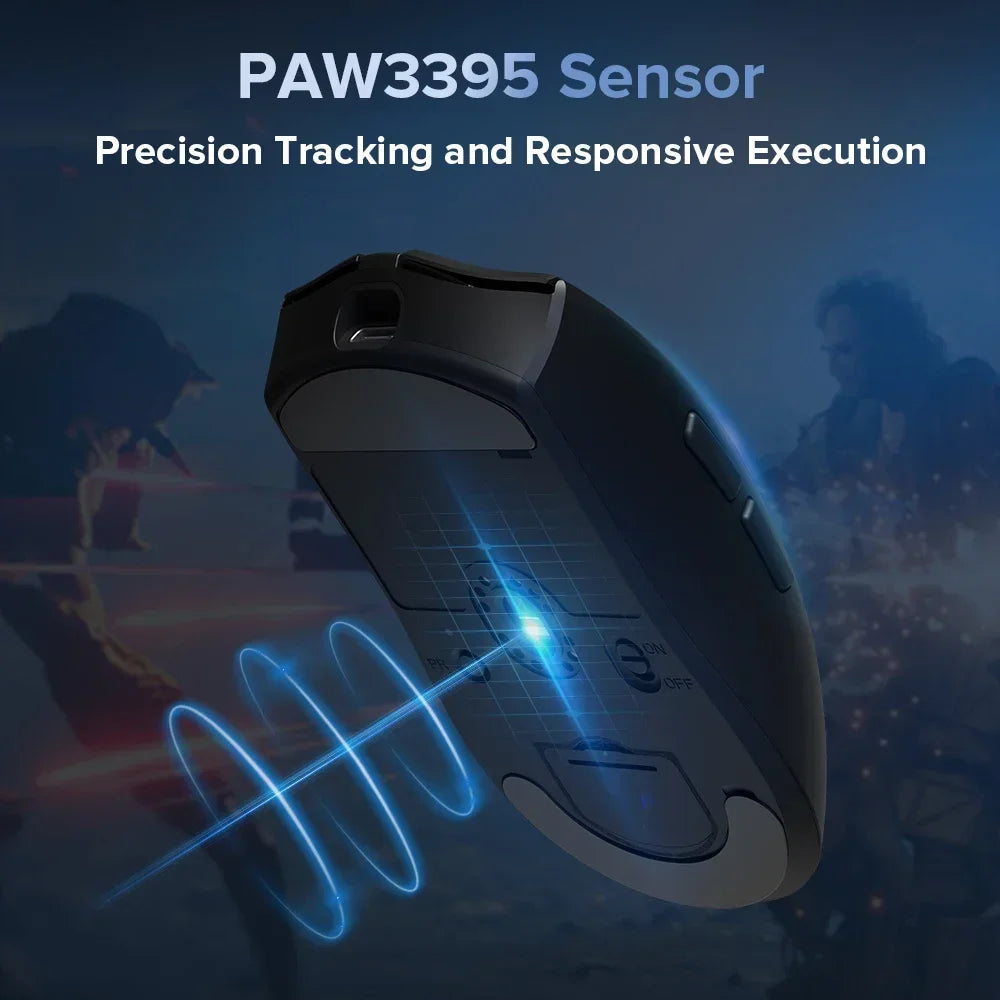 M600 Series Wireless Gaming Mouse 52G Lightweight 2.4G Dual Mode Connection 26000DPI Macro Rechargeable Mice for PC Gamer