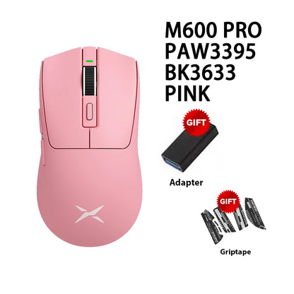 M600 Series Wireless Gaming Mouse 52G Lightweight 2.4G Dual Mode Connection 26000DPI Macro Rechargeable Mice for PC Gamer
