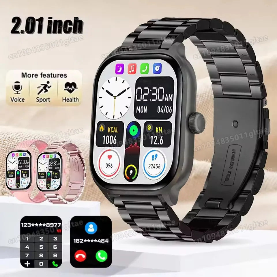 Smartwatch Men Dial to Answer Calls Calorie Tracking Heart Rate Blood Oxygen Monitoring Bluetooth Smart Watches Women Pk HW12
