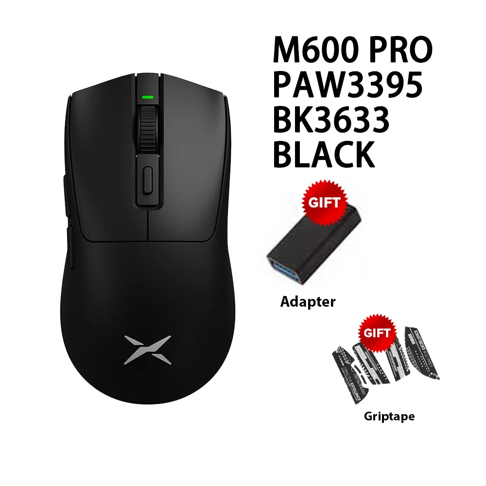 M600 Series Wireless Gaming Mouse 52G Lightweight 2.4G Dual Mode Connection 26000DPI Macro Rechargeable Mice for PC Gamer