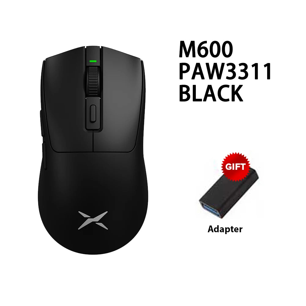 M600 Series Wireless Gaming Mouse 52G Lightweight 2.4G Dual Mode Connection 26000DPI Macro Rechargeable Mice for PC Gamer