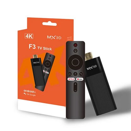 Ultra HD 4K Android TV Stick -F3 Stick Mini Home TV Stick H313 Quad Core Support 2.4/5G Dual Wifi 2GB RAM 16GB ROM