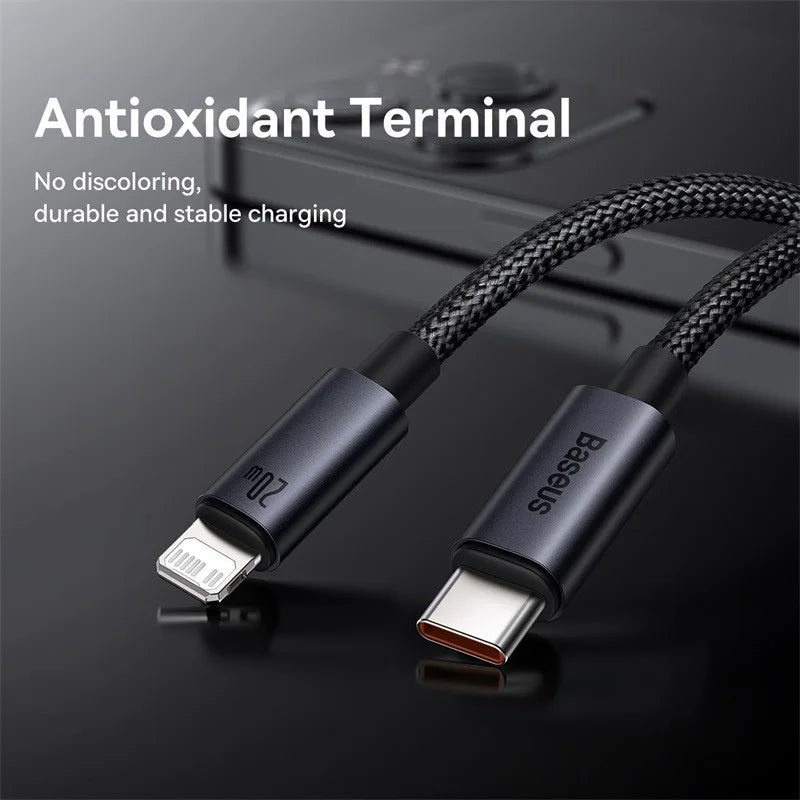 USB Cable for Iphone 13 12 11 Pro Max Iphone USB Cable Fast Charging for Iphone X XR 8 USB Type C to Lightning Cable