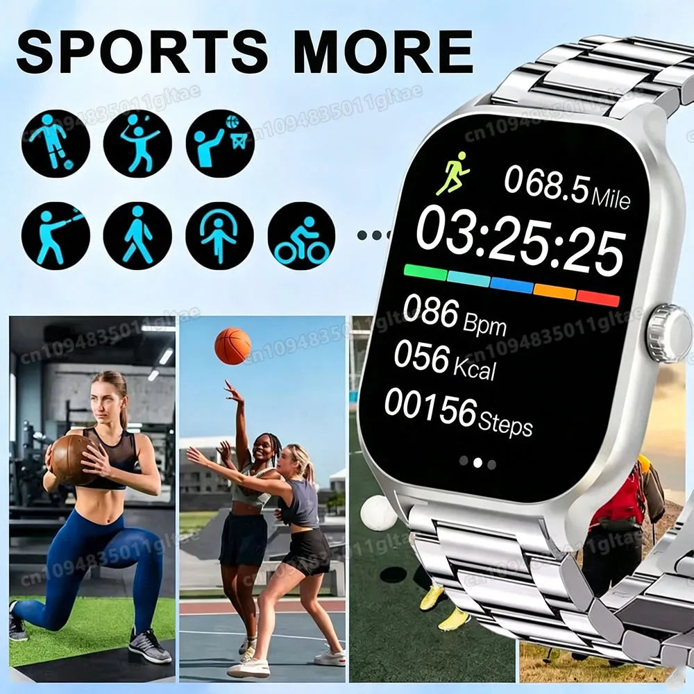Smartwatch Men Dial to Answer Calls Calorie Tracking Heart Rate Blood Oxygen Monitoring Bluetooth Smart Watches Women Pk HW12